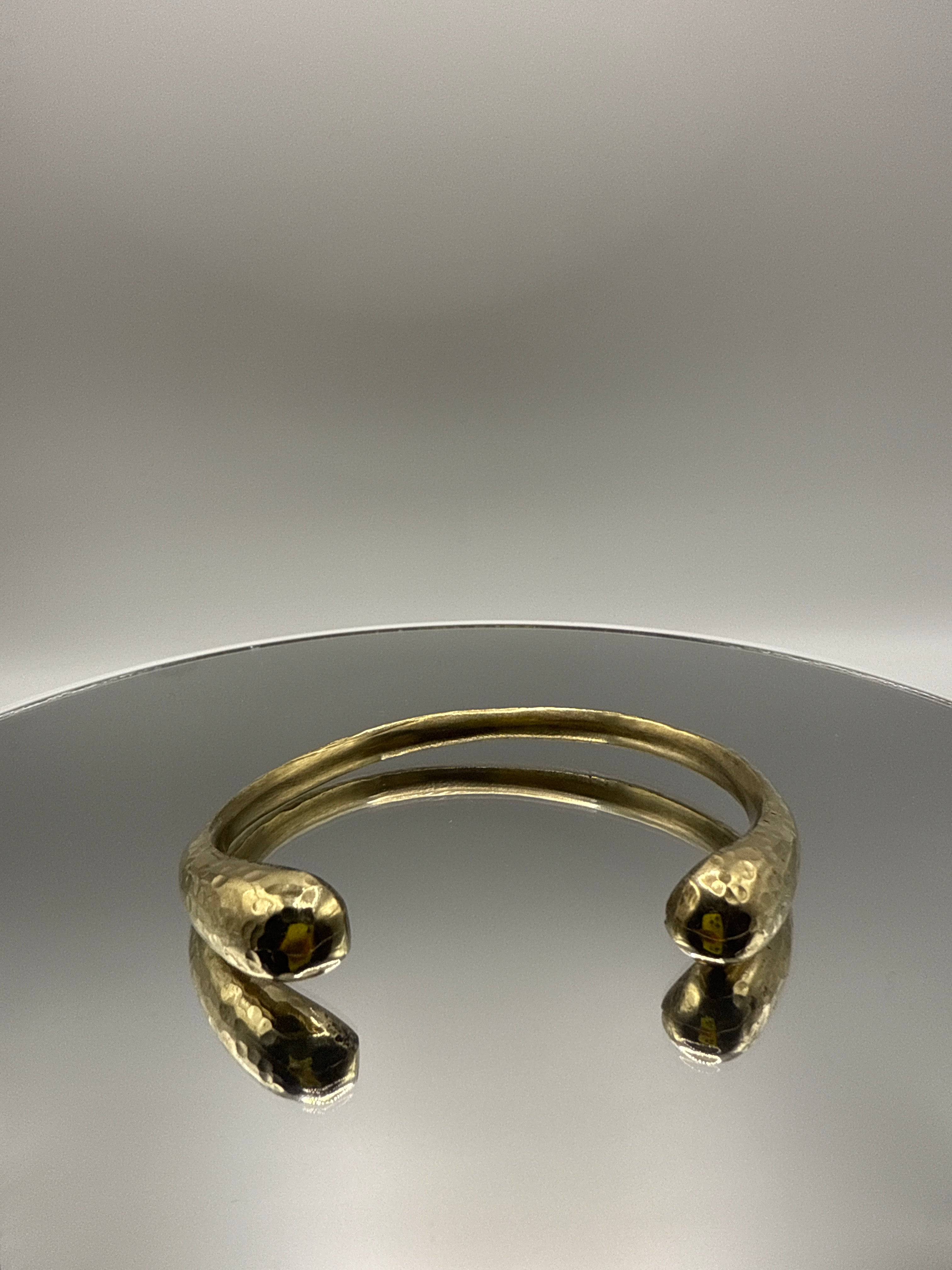 Hammered Curve Cuff