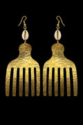 Comb earrings