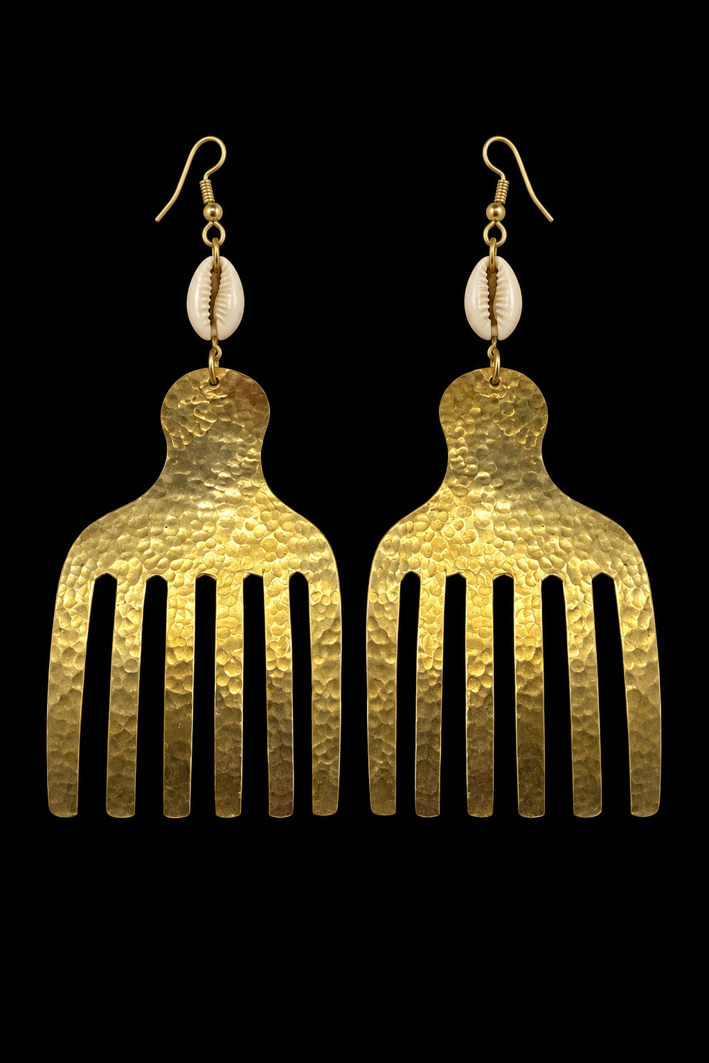 Comb earrings