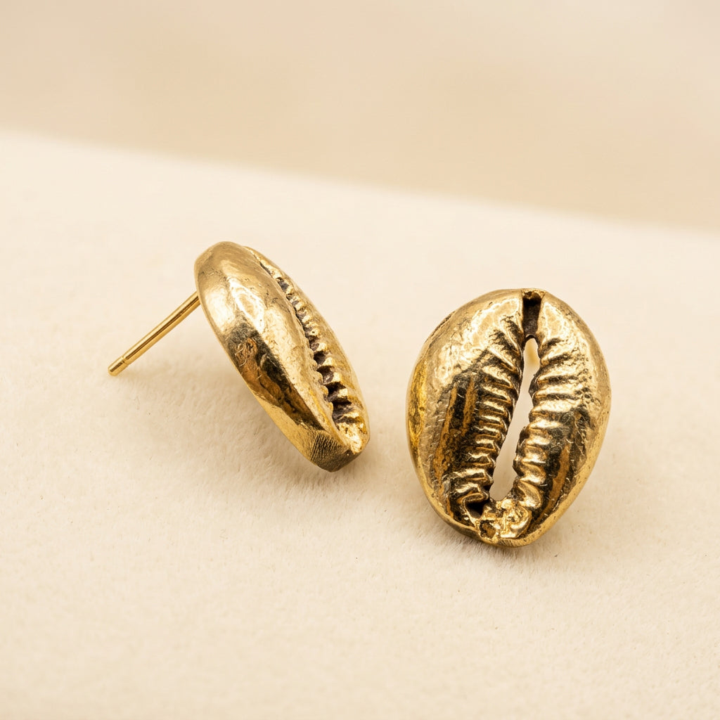 Cowrie Studs